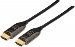 Cable HDMI &Oacute;ptico Clasificaci&oacute;n Pl&eacute;num MANHATTAN 355445